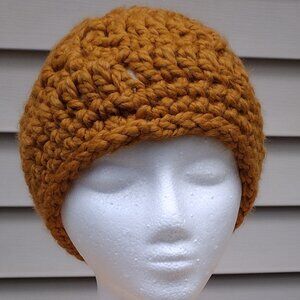 Gold chunky hat